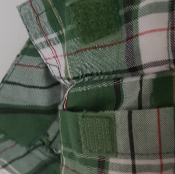 [R2] Green Gingham Skater Shorts - Picture 10 of 11